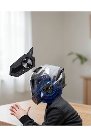 Intercom Kask Kulaklığı, Bluetooth, Anc, Yüksek Ses Kalitesi