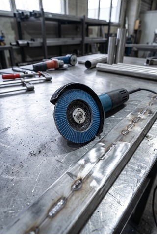 115 Mm Flap Zımpara 120 Kum Disk Taşlama Zımparası 3 Adet Zirkon