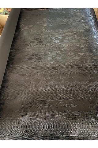 Timsah Desen Suni Deri 100 X 140 -siyah Siyah