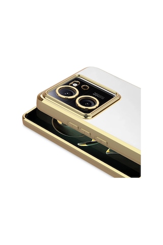 Noktaks - Xiaomi Uyumlu Xiaomi Mi 13t Pro - Kılıf Kamera Korumalı Tatlı Sert Omega Kapak - Rose Gold