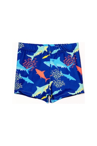 Uv Korumalı Erkek Çocuk Deniz Şortu Bebek Şortu 5249 Balık Koyu Lacivert Koyu Lacivert