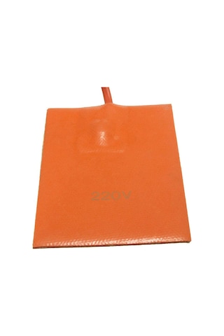 Vkemall Silikon Motor Yağ Tankı Isıtıcı Paspası 250w - Avrupa Standartı Şarj Bağlantısı - 210cm Kablolu Oranj