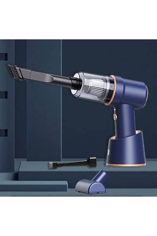 Savoringdetails 80000pa 2'si 1 Arada Araba Ve Ev Elektrikli Süpürgesi Kablosuz Şarjlı Toz Alma Cihazı