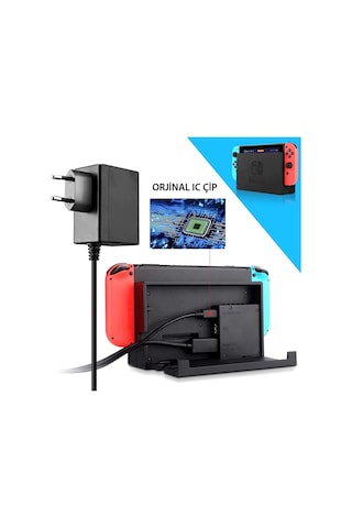 Switch Pro /switch Oled Ve Switch Lite 5w-15w Type-c Switch Tv Dock Şarj Ve Adaptörü