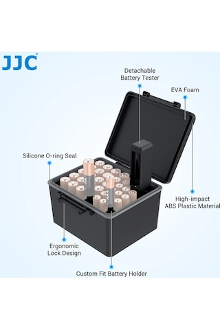 Novahub Su Geçirmez 18650/aa/aaa Pil Kutusu - Jjc Jbc Serisi Pil Kılıfı