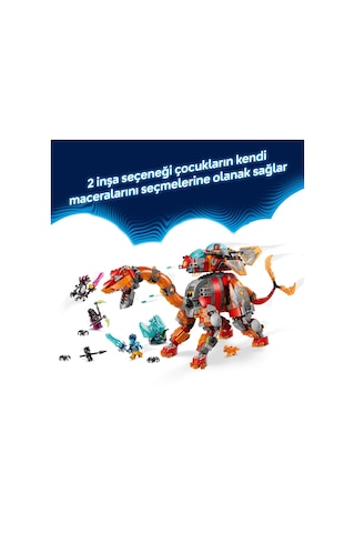 LEGO® DREAMZzz™ Dinozor Jet 71514 – 9 Yaş ve Üzeri Çocuklar için 4 Minifigür İçeren Yaratıcı Oyuncak Yapım Seti (1007 Parça)