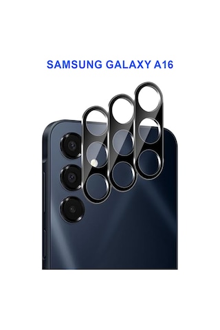 Samsuıng Galaxy A16 Uyumlu Kamera Lens Koruyucu Dayanıklı Kamera Koruyucu