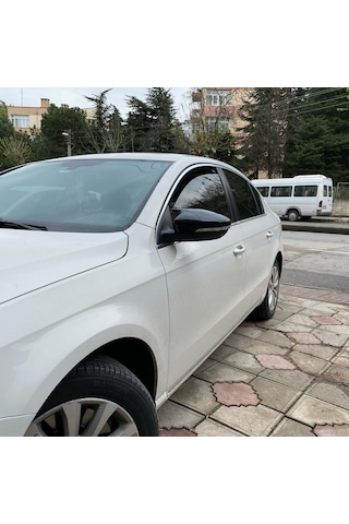 Volksvogen Passat B7 Batman Yarasa Ayna Kapağı Piano Black Abs Plastik