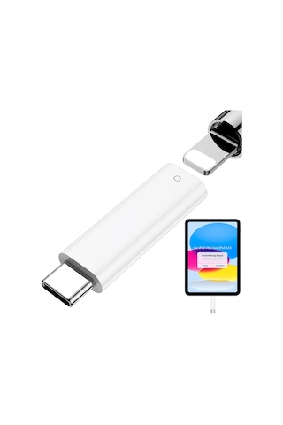 Reedark Beyaz Lightning'dan Usb-c'ye Dönüştürücü, İphone Pencil Şarj Ve Bluetooth Bağlantı Uyumlu Adaptör