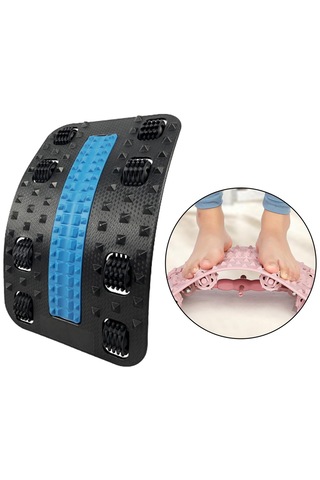 Homyl Boyun Sırt Sedye Masaj Bel Tahtası Kanepe Sandalye Siyah