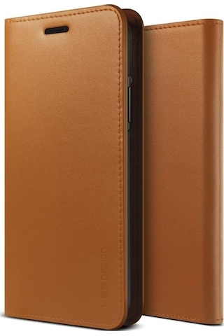 Vrs Design Apple Uyumlu iPhone X İle Genuine Leather Kılıf Brown