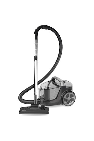 Simfer 6300 Clean Power S4 Toz Torbasız Yatay Süpürge 800W Silver-Gri