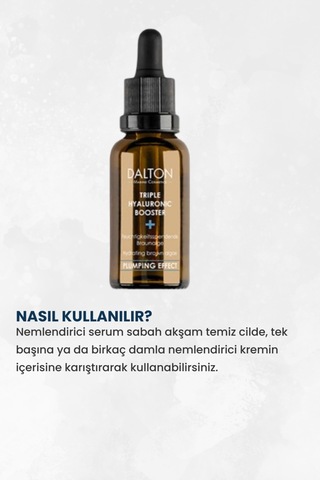 Tüm Cilt Tipleri İçin Yoğun Nemlendirici Triple Hyaluronik Asit Serum - 579300896