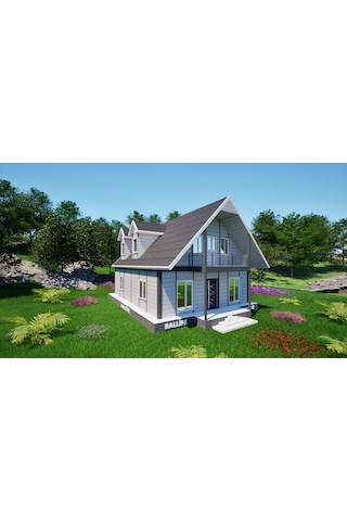 Ballife Prefabrik 134 M2 Standart Dubleks Prefabrik Konut