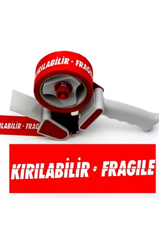 Fragile Kırılır Baskılı Koli Bandı 5cmx100m Kırılır Fragile Bant