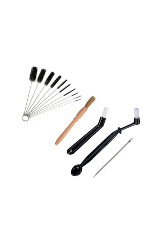 Kahve Makinesi Temizleme Set Kahve Öğütücü Fırçası, Boyut:4'ü 1 Saat Tip Diğer