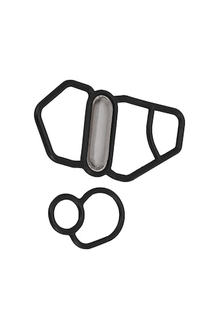 Symbee Honda, Acura Ve Civic Modelleri İçin Ön Solenoid Conta Takımı - 2 Parça Siyah Kauçuk