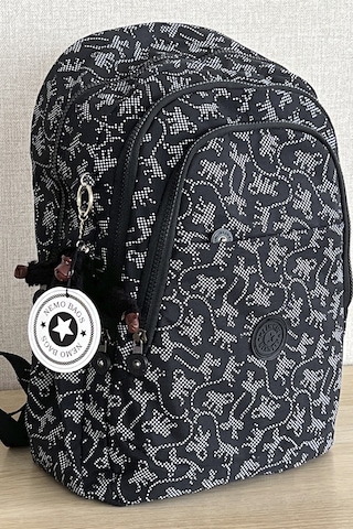 Nemo Bags Siyah Desenli Çantası Krinkıl Su Geçirmez Okul Çantası