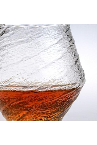 Japonya Edo Üfleme Kar Artwork Viski Düzgün Cam Ahşap Hediye Kutusu Niche Likör Xo Viski Kristal Şarap Cam Konyak Brandy Snifter Şarap Kadehleri Açık Gri