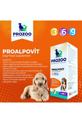 Prozoo Proalpovit Köpek 100 ML