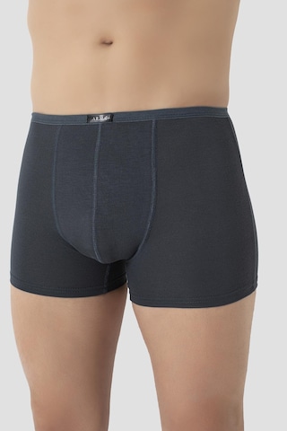 Arma Yıldız Erkek İnce Bel Lastikli Bambu Boxer Füme 5'li Paket Füme