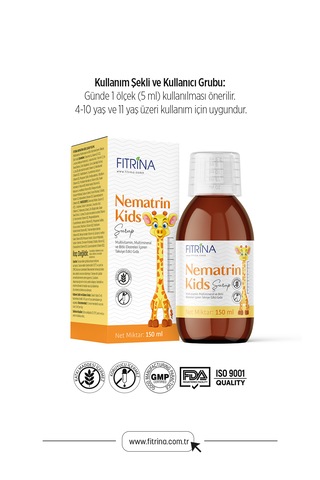 Fıtrina Nematrın Kids Şurup 150 Ml