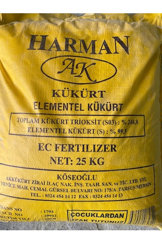 Harman Akkukurt 25 Kg Toz Kukurt