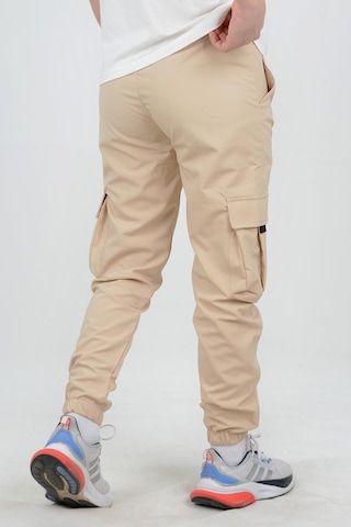 Edwoxmen Erkek Slim Fit Cepli Beli Ve Paçası Lastikli İnce Spor Pantolon Bej Edw071-bej Bej