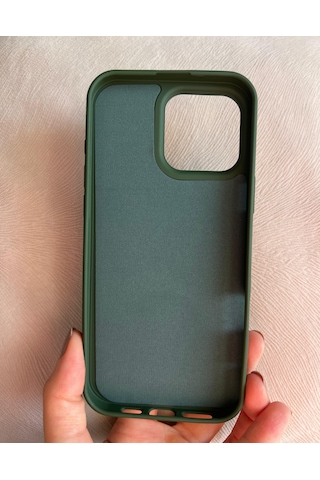 Apple Uyumlu iPhone 16 Pro Max Logolu İçi Kadife Silikon Lansman Kılıf