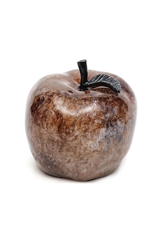 Dekoratif Amber Apple Heykel 16 Cm Diğer