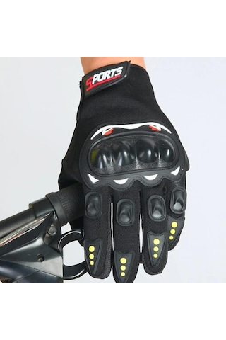 Tam Korumalı Rüzgar Geçirmez Dokunmatik Bisiklet Motorsiklet Eldiveni