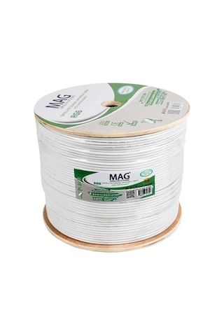Mag Rg59 Fa Mini Dual Bitişik Kablo 300 Mt