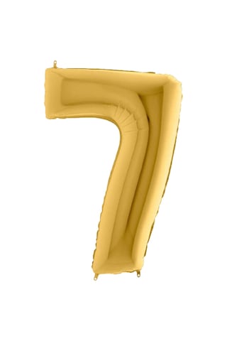 Gold Folyo Balon 7 Rakamı 40 CM