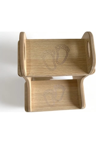 Mdf Basamak Tabure Çocuk Banyo Wc Lavabo Merdiven Yükseltici