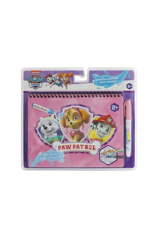 Paw Patrol Sihirli Boyama Kitabı - Özel Su Kalemli Tekrar Kullanılabilir Aktivite Seti