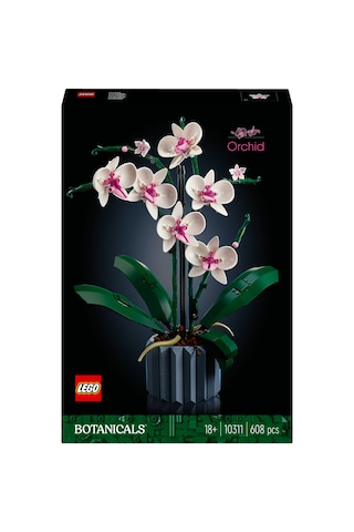 LEGO® Botanicals Orkide 10311 - Yetişkinler için Koleksiyonluk ve Sergilenebilir Çiçek Modeli Yapım Seti (608 Parça)