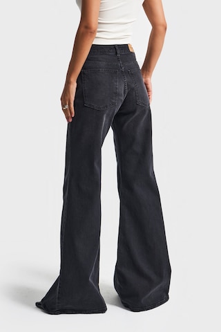 it's basic Kadın Koyu Füme Renk 2w5-1 Mry Flare Fit Komfort Kumaş İç Boy 83cm Denim Jean