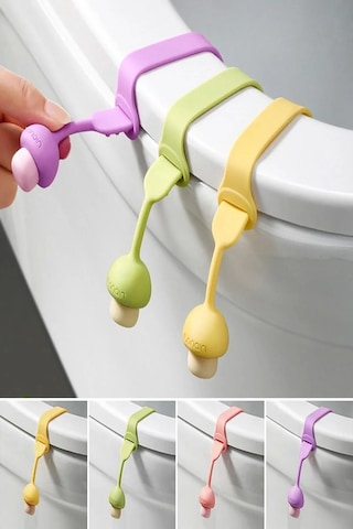 Banyo Mantar Klozet Kaldırma Aparatı Klozet Tutucux Çok Renkli