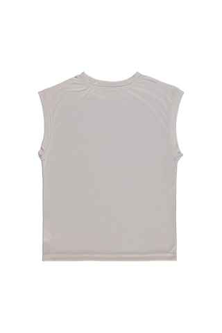 Civil Boys Reflektör Baskılı Kolsuz 10-13 Yaş Tişört - Koyu Taş Rengi 18B32438326S1