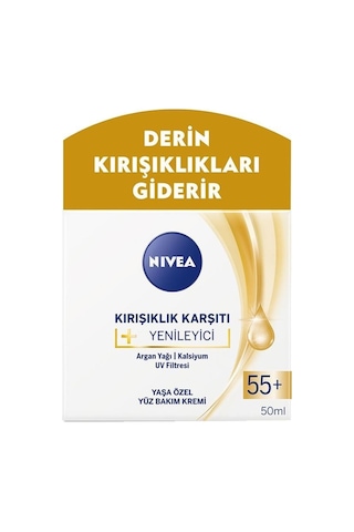 Nivea Yenileyici 55+ Yaşa Özel Yüz Kremi 50 ML Nivea Yenileyici 55+ Yaşa Özel Yüz Kremi 50 ML