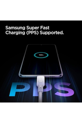 Spigen PE2015 Powerarc Arcstation Pro 45 W USB-C Duvar Şarj Cihazı Beyaz
