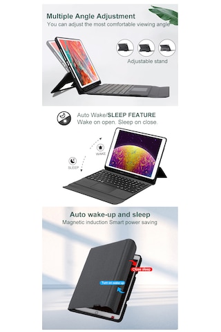Daphnela Lenovo M9 Klavyeli Kılıf