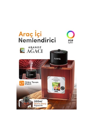 500ml Kapasite Araç Içi Hava Nemlendirici - Koku Makinesi - Aromaterapi Difüzör - Araç Kokusu 500 ML 500ml Kapasite Araç Içi Hava Nemlendirici - Koku Makinesi - Aromaterapi Difüzör - Araç Kokusu 500 ML