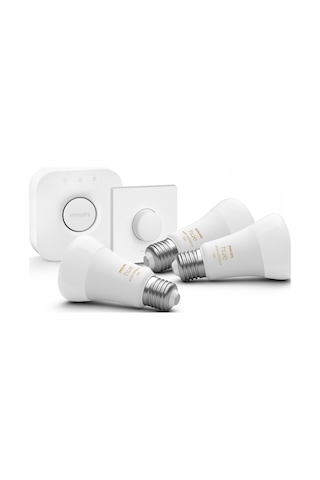 Philips HueWA 8-75W Beyaz Ambiyans Akıllı Başlangıç Seti 3'lü Akıllı Buttonlu E27