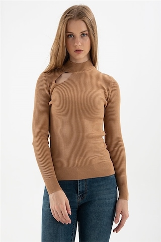 Fashion Friends Kadın Kazak Bej 23k0167k1 24ke21000001 E2110 Bej