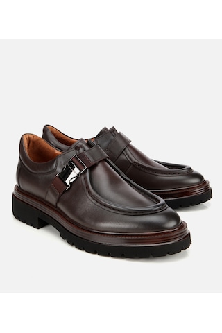 Hotiç Erkek Deri Kahverengi Metal Tokalı Klasik Loafer 02ayh311670a480 02ayh311670a480 Kahverengi