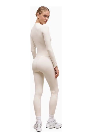 Because Of Alice Base Sculpting Long Sleeve Top Uzun Kollu Şekillendirici Kadın Üst Krem