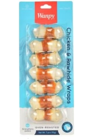 Wanpy Deri Üzerine Tavuk Sarılı 90 Gr Cd-08h Köpek Ödülü