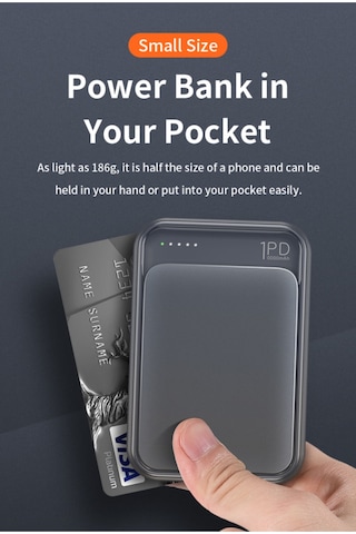 Rock P65 20.000 Mah Powerbank Siyah Siyah