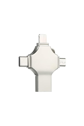 Micro Usb Type-c Lightning To 4in1 Otg Usb Çevirci Adaptör -fc754